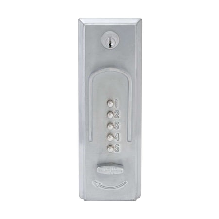 Dormakaba KABA: SIMPLEX 2015-26D-41 PUSHBUTTON KEYLESS LOCK IN SATIN CHROME KABA-201526D41